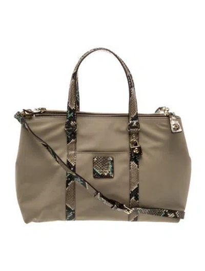 Pre-owned Henri Bendel Nylon Shoulder Bag In Neutral