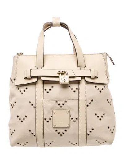 Pre-owned Henri Bendel Nylon Top Handle Bag In Neutral