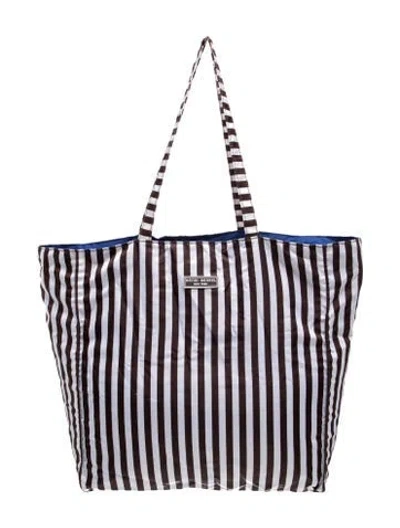 Pre-owned Henri Bendel Nylon Tote In Blue