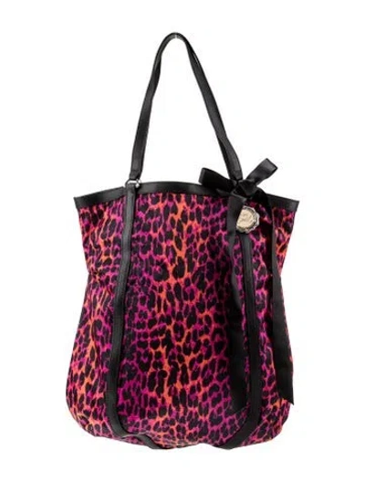 Pre-owned Henri Bendel Nylon Tote In Purple