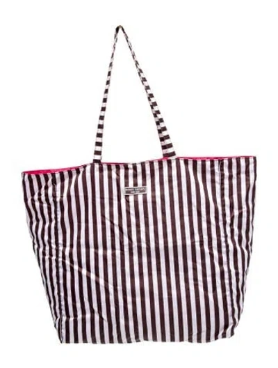 Pre-owned Henri Bendel Nylon Tote In Purple