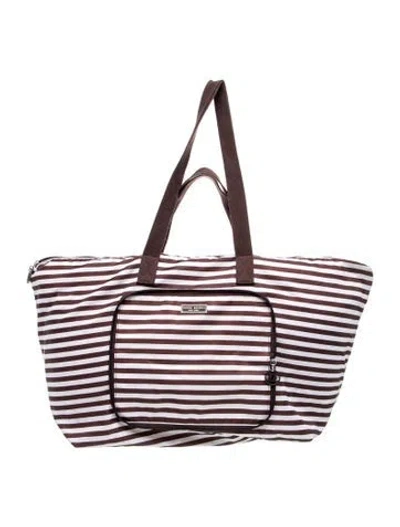 Pre-owned Henri Bendel Nylon Tote In White