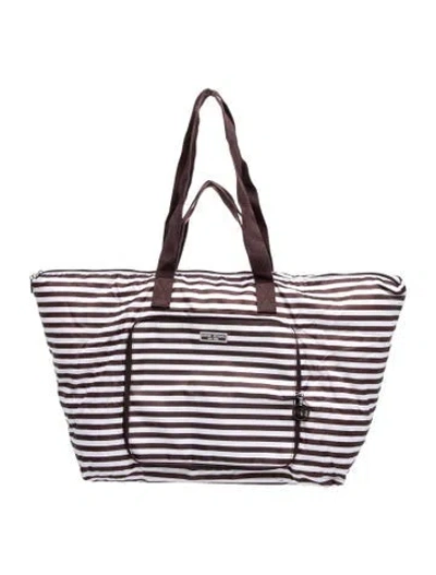 Pre-owned Henri Bendel Nylon Weekender Bag In Multi
