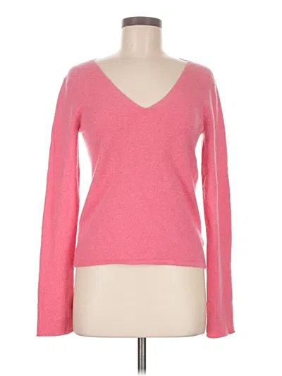 Pre-owned Henri Bendel Pullover Sweater In Pink