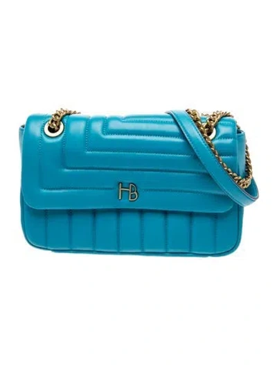 Pre-owned Henri Bendel Quilted Shoulder Bag In Blue