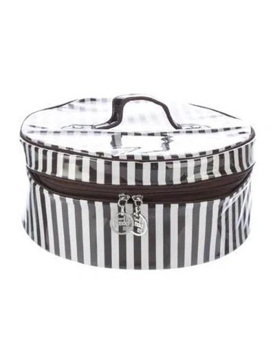 Pre-owned Henri Bendel Round Striped Carry-on Luggage In Multi