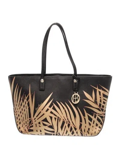Pre-owned Henri Bendel Saffiano Leather Tote In Multi
