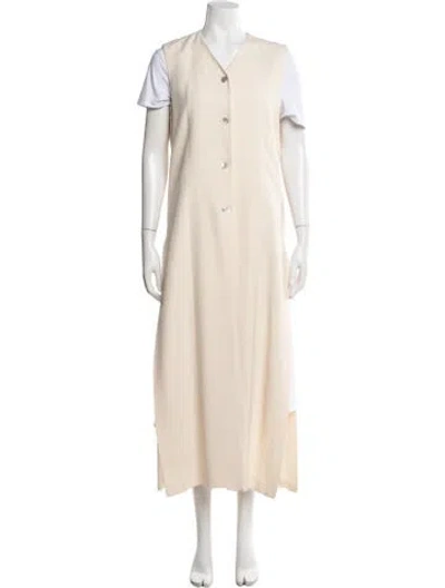Pre-owned Henri Bendel Silk Jacket In Neutral