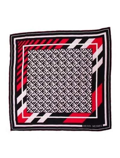 Pre-owned Henri Bendel Silk Printed Scarf