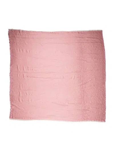 Pre-owned Henri Bendel Silk Scarf In Pink