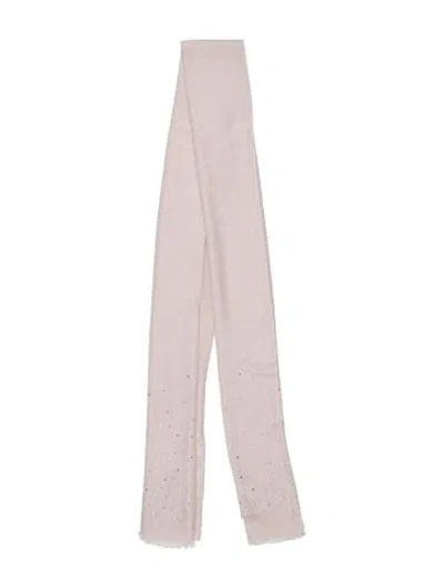 Pre-owned Henri Bendel Silk Scarf In Pink