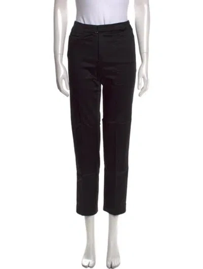 Pre-owned Henri Bendel Straight Leg Pants In Black
