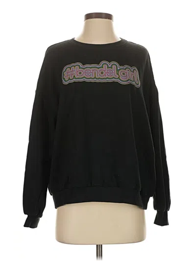 Pre-owned Henri Bendel Sweatshirt In Black