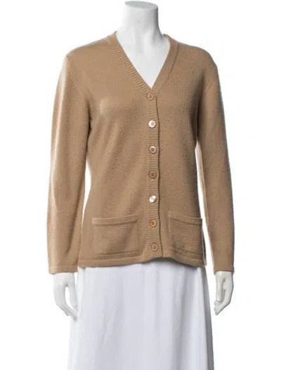 Pre-owned Henri Bendel Vintage Cashmere Sweater In Brown