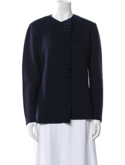 Pre-owned Henri Bendel Vintage Evening Jacket In Blue