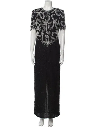 Pre-owned Henri Bendel Vintage Long Dress In Multi