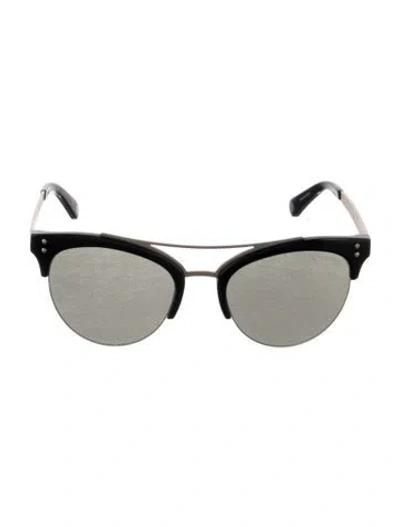 Pre-owned Henri Bendel Wayfarer Mirrored Sunglasses In Multi