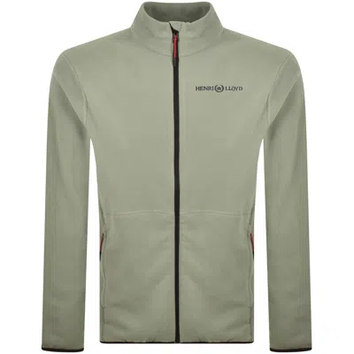 Henri Lloyd Breakwater Fleece Green In Gray