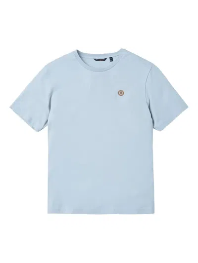 Henri Lloyd Logo-embroidered T-shirt In Blue