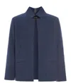 Henriette Steffensen Men's Fleece Cardigan In Denim In Blue