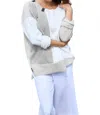 Henriette Steffensen Patch Sweater In Kit/ Ow/ Sand In Multi