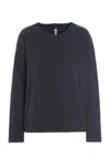 Henriette Steffensen Round Neck Blouse In Black