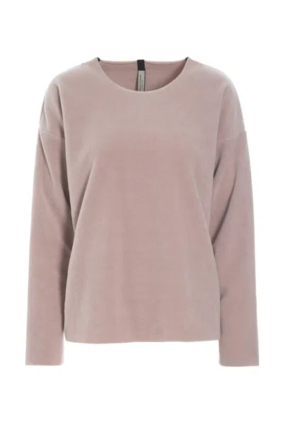 Henriette Steffensen Round Neck Nude Blouse In Pink