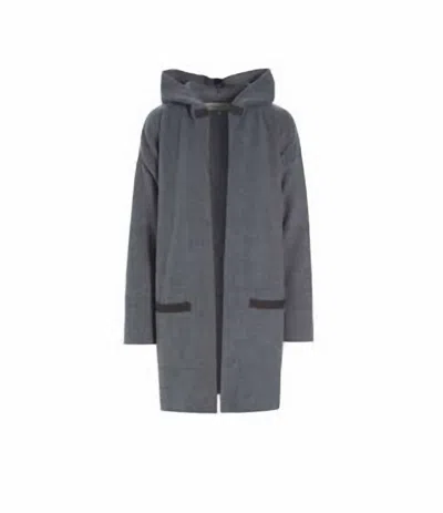 Henriette Steffensen Women's Cardigan With Hood In Grey