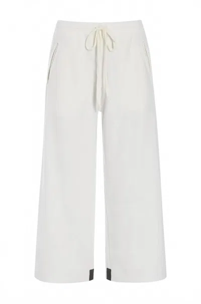 Henriette Steffensen Women's Flare Trousers 3/4 Length In Off-white