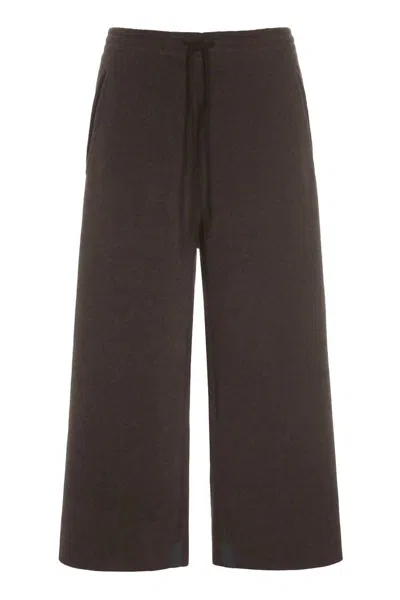 Henriette Steffensen Women's Flare Trousers Pant In Chocolate In Gold