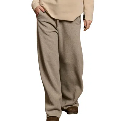 Henriette Steffensen Women's Wide Leg Trousers In Sand In Beige