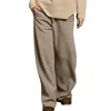 HENRIETTE STEFFENSEN WOMEN'S WIDE LEG TROUSERS IN SAND