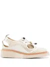 Henrik Vibskov 40mm Riviera Interwoven Sandals In Neutrals