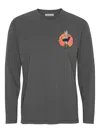 Henrik Vibskov Abstract-print Long-sleeve T-shirt In Gray