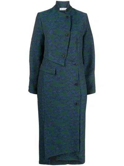 Henrik Vibskov Afternoon Dress Coat In Blue