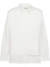 Henrik Vibskov Ants Poplin Layered Shirt In White