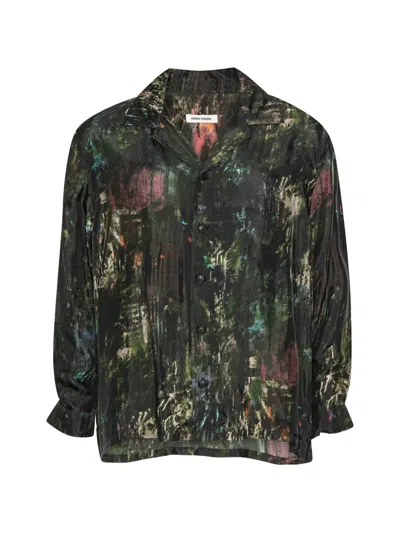 Henrik Vibskov Artist Long-sleeved Shirt In Green