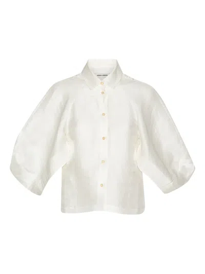 Henrik Vibskov Balloon-sleeve Shirt In White