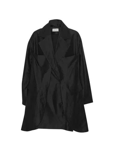 Henrik Vibskov Beetle Notch-lapel Coat In White