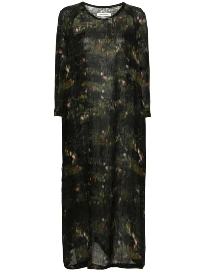 Henrik Vibskov Bind Midikleid In Schwarz