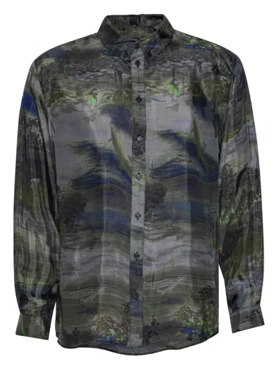 Henrik Vibskov Block Long-sleeves Shirt In Gray