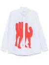 Henrik Vibskov Long-sleeved Shirt In Blue