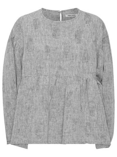 Henrik Vibskov Bowl Blouse With Flared Hem