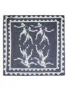 Henrik Vibskov Boxing-print Squared Scarf In White