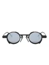 Henrik Vibskov Bronson Round-frame Sunglasses In Black