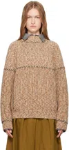 Henrik Vibskov Brown Stitch Sweater