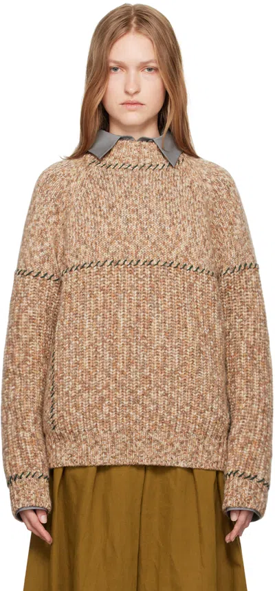 Henrik Vibskov Brown Stitch Sweater