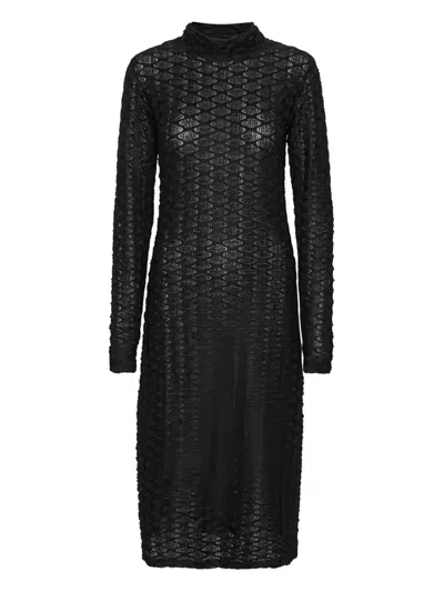 Henrik Vibskov Bubble Midi Dress In Black