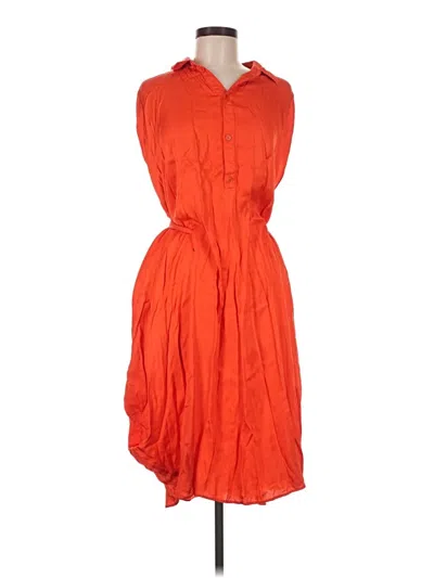 Pre-owned Henrik Vibskov Casual Dress In Orange