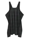 Henrik Vibskov Checked Dress In Black